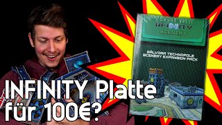 Infinity the Game Platte für 100€ Salvora Technopole Scenery Expansion Pack Review mit René [upl. by Otrebilif]