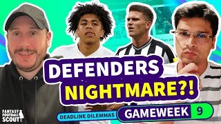 FPL GW9 DEADLINE DILEMMAS  Pras and Rich Team Selection  fantasypremierleague Fantasyfootball [upl. by Enreval]