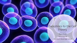 Exceptions to the Cell Theory [upl. by Nie]