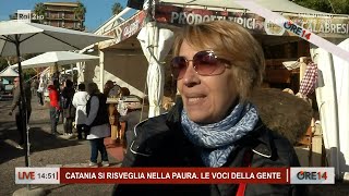 Catania si risveglia nella paura Le voci della gente  Ore 14 del 05022024 [upl. by Molli]