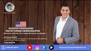 Solicitud y renovación de visa turismo americana b1b2 permiso de viajes a menoresvisadeturista [upl. by Jumbala]