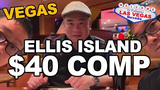 40 Comp at Ellis Island Village Pub and Cafe Las Vegas [upl. by Sioled621]