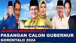 SURVEY TERBARU CALON GUBERNUR GORONTALO 2024 DUA PENGUSAHA BESAR BERSAING gorontalo [upl. by Yrret507]