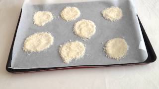 Faire des tuiles au parmesan  Preparer des parmesans [upl. by Allrud]