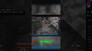 Discover the Power of Netherite Stronger than Diamond smp minecraft minecraftgameplay [upl. by Melda43]