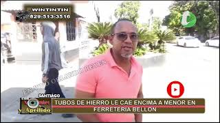 Le cae tubos de hierro encima a menor en Ferreteria Bellon [upl. by Seuqram398]