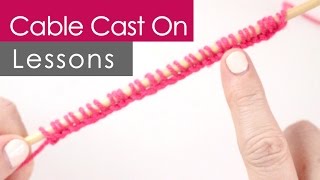 How to Knit the Cable Cast On – Easy for Beginning Knitters [upl. by Thorvald]