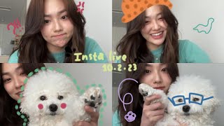 Eng sub Kang Mina turned on Instagram Live after several years 230210 [upl. by Flip]