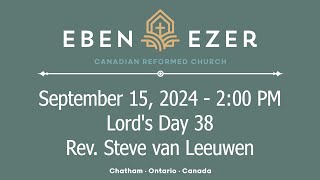 Ebenezer Canadian Reformed Church Stream [upl. by Enimisaj543]