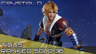 Dissidia Final Fantasy NT DFFNT  Tidus Ranked Solo Matches 36 Crystal D [upl. by Marino886]