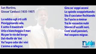 Poesia cantata da Fiorello  La nebbia agli irriti colli testo [upl. by Josi]