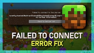 Minecraft  How To Fix IO Netty Channel Abstract Channel … Error Failed to connect to server [upl. by Nivlem979]