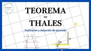 Teorema de Thales  Ejercicios resueltos [upl. by Amliw114]