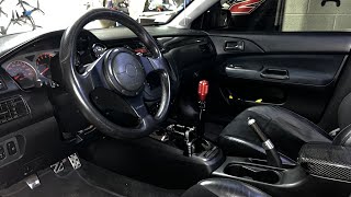 EVO 9 GETS COOLERWORX SHORT SHIFTER [upl. by Junko497]