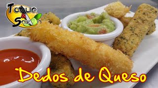 Dedos de Queso empanizados quotexplicado paso a pasoquot TOQUE Y SAZÓN cheese fingers [upl. by Nnyltiak]