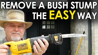 The EASY Way to Remove a Bush Stump  Black Gumbo [upl. by Raskin]