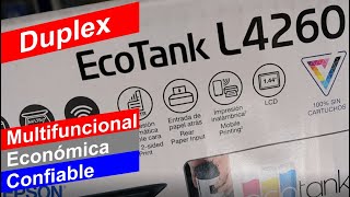 Impresora multifuncional Epson EcoTank L4260 [upl. by Dorweiler82]