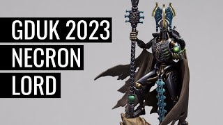 Golden Demon UK 2023 Entry  Necron Lord [upl. by Kho]