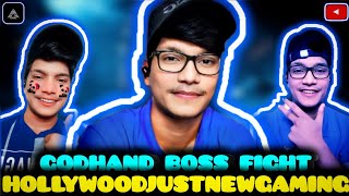 HOLLYWOODJUSTNEW  God Hand Boss Fight  HJN  Abhishek  Editor By [upl. by Nikolia813]