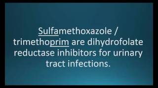 How to pronounce sulfamethoxazole  trimethoprim Bactrim DS Memorizing Pharmacology Flashcard [upl. by Dayle]