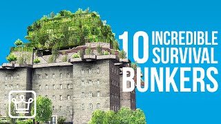 10 INCREDIBLE Survival Bunkers Rich People Invest In [upl. by Oakes]