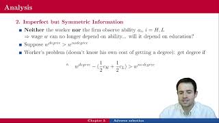 Lecture 11  Adverse selection [upl. by Lama]