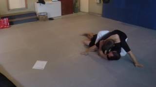 Gracie Combatives Test Side Mount Techniques Tony [upl. by Jovitah]