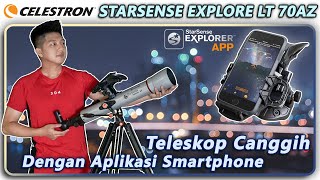 CELESTRON STARSENSE EXPLORER LT 70AZ  Teleskop Dengan Aplikasi Smartphone  UNBOXING amp REVIEW [upl. by Atrim]