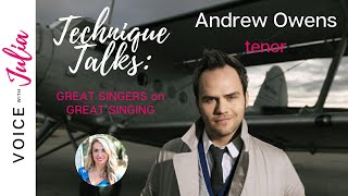 Tenor Andrew Owens Shows Us How to Sing High Notes with GREAT technique [upl. by Mcmaster]