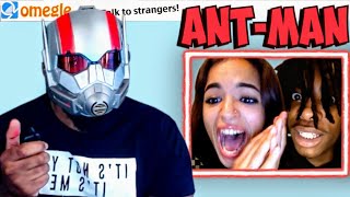 AntMan Goes on OMEGLE 5 Shrinking Prank [upl. by Burgwell]