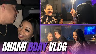 Miami Birthday Vlog Spontaneous Dinners In The Night Life [upl. by Bekha]