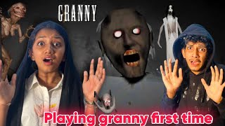 Minsha GRANNY GHOST👻💀  😶‍🌫️Minsha trying Ghost game😭😭 [upl. by Akeyla39]