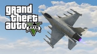 GTA V  Jet Lazer P996 Gameplay [upl. by Mihalco]