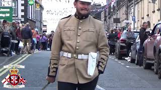 Ballinamallard Accordion Band  Clogher Valley Grenadiers FB 1st Annual Parade 2024 [upl. by Pate664]