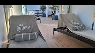 The Retreat Holland America Review Eurodam Private Cabanas  How to Book [upl. by Ahsatsan]