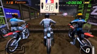 MTX Mototrax Supercross 125cc Series PS2 [upl. by Anahsar324]