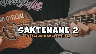 SAKTENANE 2  VADESTA FT DESTYA EKA  Lirik amp Chord  Cover Ukulele Senar 4 By Amrii Official [upl. by Onihc]