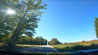 US 158 North Carolina ★ Scenic Autumn Driving [upl. by Ardnuasal]