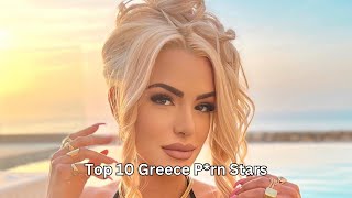 Top 10 Greece Greek Young Beautiful PrnStar Models in 2024 [upl. by Kalb470]