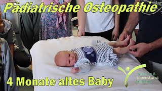 Pädiatrische Osteopathie  4 Monate altes Baby [upl. by Othella414]