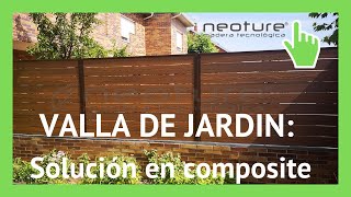 ⭐VALLA DE JARDIN ✅ Mira que IDEA y como puede quedar una cerramiento de valla en tu jardín [upl. by Rodgers911]