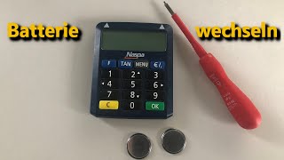 Online Banking TAN Generator Batterie wechseln Sparkasse Kobil Tutorial [upl. by Eronel747]