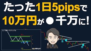 1日たった5pips稼ぐだけで10万円が●千万円に！？FXで資産を爆増させる方法とは？ [upl. by Zicarelli]