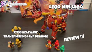 LEGO Ninjago 71793 gets a new Lava Dragon Early review [upl. by Eurydice]