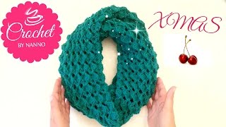 HOW TO CROCHET A SCARF COWL 1 Easy for all ☕THE CROCHET SHOP by NANNO [upl. by Namzed]