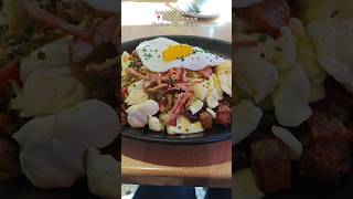 Breakfast poutine 🥔🍳 from Cochon Dingue Quebec City Canada shorts foodie [upl. by Mauldon]