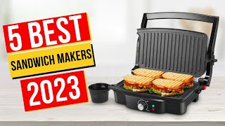 Best Sandwich Makers In 2023  Top 5 Sandwich Makers [upl. by Akinaj]