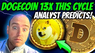 DOGECOIN 13X THIS CYCLE CRYPTO ANALYST DOGE PRICE PREDICTION [upl. by Jestude]