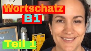 🇩🇪 Wortschatz B1  Teil 1  Alle Wörter die du brauchst [upl. by Ynaffyt501]