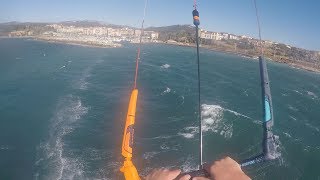 La Coudoulière  Kitesurf  Session jumps amp loops [upl. by Neerihs]